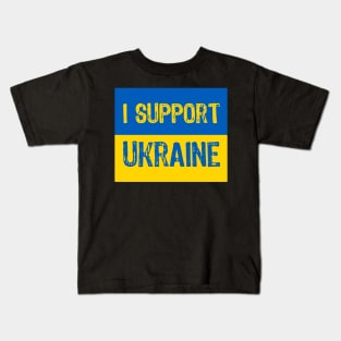 I Support Ukraine Kids T-Shirt